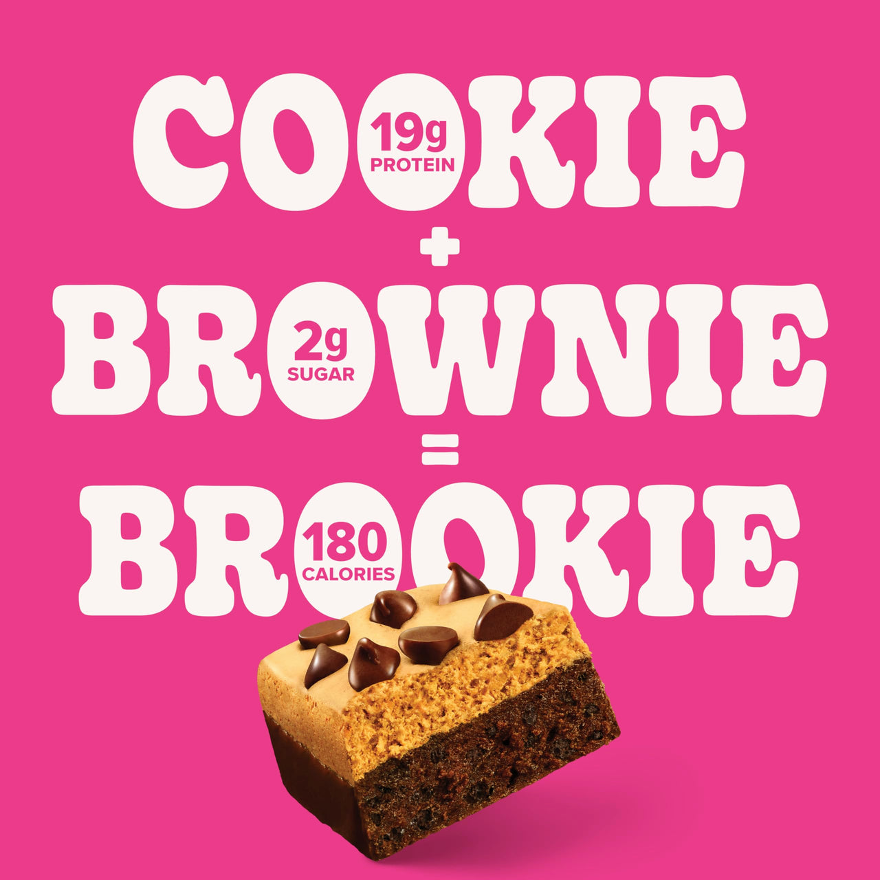 Pure Protein Brookie Protein Bars – 20g Protein, 3g Sugar, 190 Calories (12 count) Low Sugar* High Protein Snack - Gluten Free - Perfect for a Healthy Snack