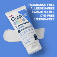 Thumbnail for CeraVe Baby Eczema Relief Cream, 1% Colloidal Oatmeal Cream With Vitamin E & Ceramides, Soothes & Calms Itchy Skin, Developed With Pediatric Dermatologist, Fragrance Free, 5oz
