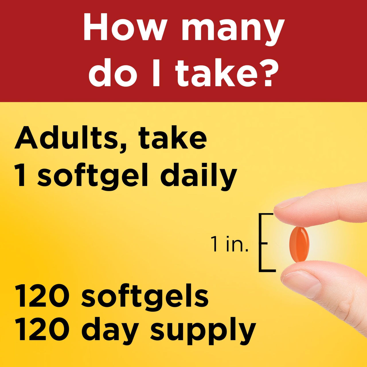 Nature Made CoQ10 100mg Softgels, Dietary Supplement for Heart Health Support, 120 Softgels, 120 Day Supply