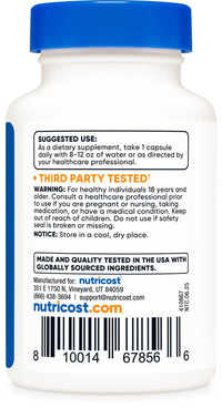 Thumbnail for Nutricost Fisetin Capsules 100mg, 60 Capsules - Natural Polyphenol Antioxidant - Non-GMO, Gluten Free, and Vegan Friendly Supplement