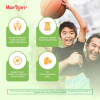 Thumbnail for MaryRuth Organics Fiber Gummies for Kids | 2 Month Supply | Sugar Free | Soluble Fiber Supplement | Gut Health & Digestion Support | 3g Fiber per Gummy | Vegan | 60 Count