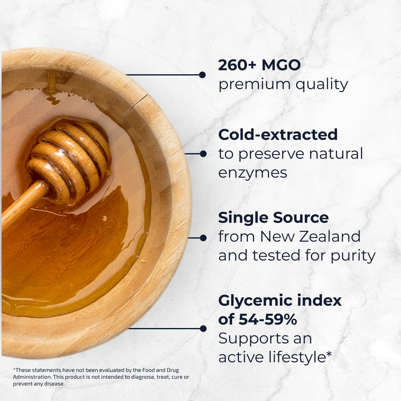 Blueprint Bryan Johnson Manuka Honey - MGO 260+ - New Zealand Sourced - (8 oz)