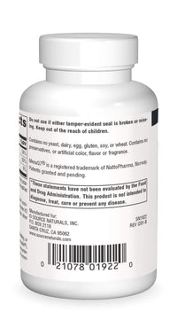Thumbnail for Source Naturals Vitamin K2 + D3 Bone & Heart Health Complex - 400 IU Vitamin D3 & 100 mcg Vitamin K2 (MK-7) with Calcium - 60 Tablets