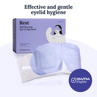 Thumbnail for CorneaCare Rest: Self Heating Warm Compress for Dry Eyes | Heated Eye Mask for Fast Relief | Steam Mask for Stye Care | No Microwave or Washcloth Needed | Travel Ready Warm Compress | 30 Count