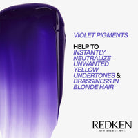 Thumbnail for Redken Blondage Express Anti-Brass Mask For Blonde & Highlighted Hair - Ultra-Pigmented Purple Mask For Blonde Hair