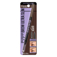 Thumbnail for Maybelline Express Brow Ultra Slim Eyebrow Makeup, Brow Pencil with Precision Tip and Spoolie for Defined Eyebrows, Deep Brown, 1 Count