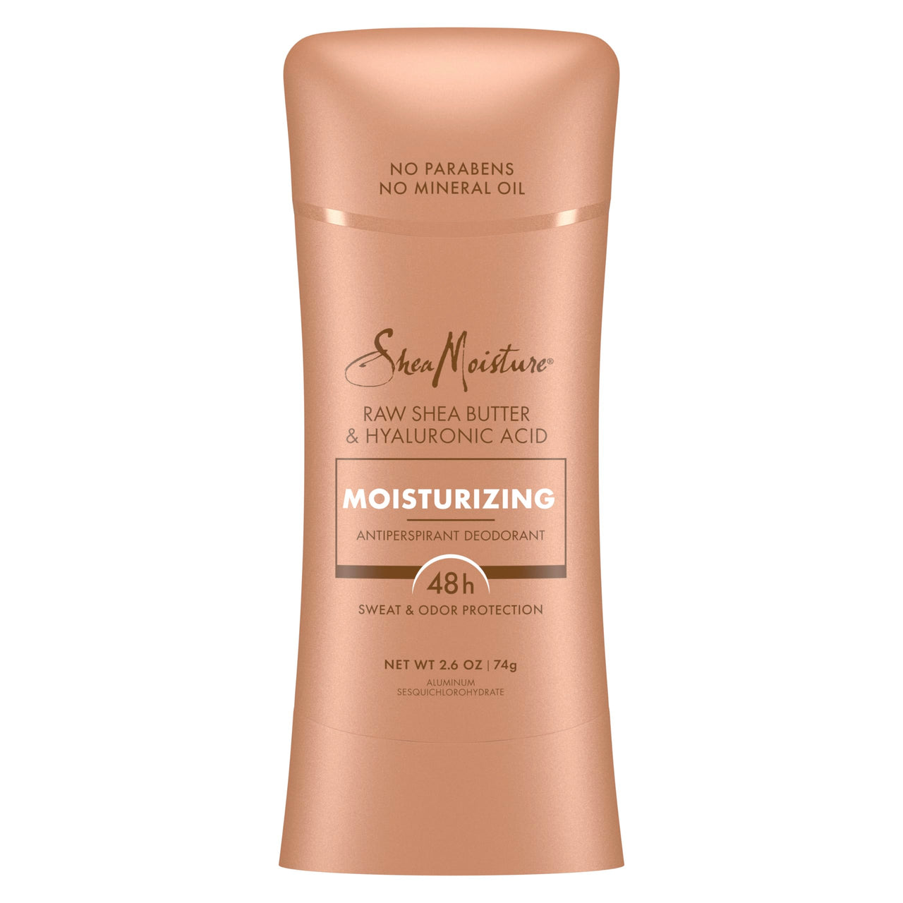 SheaMoisture Antiperspirant Deodorant Stick for 48HR Sweat & Odor Protection Nourish with No Parabens & No Mineral Oil 2.6 oz