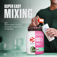 Thumbnail for Dymatize ISO100 Protein Powder, 100% Whey Isolate, Mint Chocolate Chip