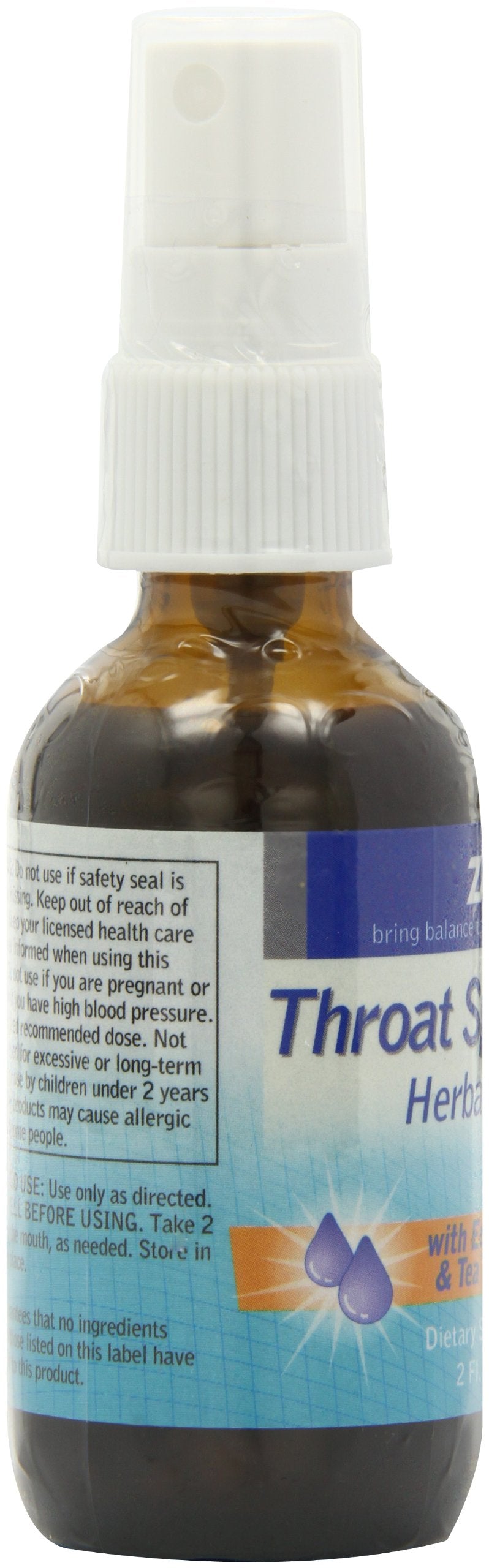 ZAND Immunity HerbalMist Throat Spray | Soothing Formula with Echinacea, Tea Tree, Sage, Elderberry & Peppermint (2oz)