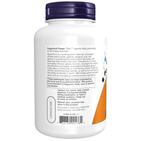 Thumbnail for Now Foods Supplements, Glutathione 500 mg, with Milk Thistle Extract & Alpha Lipoic Acid, Free Radical Neutralizer*, 120 Veg Capsules, Beige