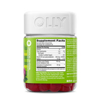Thumbnail for OLLY Daily Energy Gummy, Caffeine Free, Vitamin B12, CoQ10, Goji Berry, Adult Chewable Supplement, Tropical Flavor - 60 Count