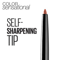 Thumbnail for Maybelline Color Sensational Shaping Lip Liner with Self-Sharpening Tip, Beige Babe, Nude, 1 Count