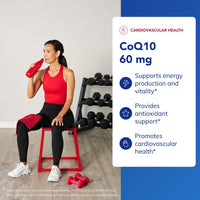 Thumbnail for Pure Encapsulations CoQ10 60 mg | Coenzyme Q10 Supplement for Energy, Antioxidants, Brain and Cellular Health, Cognition, and Cardiovascular Support* | 60 Capsules