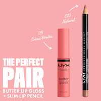 Thumbnail for NYX Professional Makeup Butter Gloss, Non-Sticky Lip Gloss - Creme Brulee (Natural)