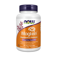 Thumbnail for NOW Foods Supplements, Magtein™ with patented form of Magnesium (Mg), Cognitive Support*, 90 Veg Capsules