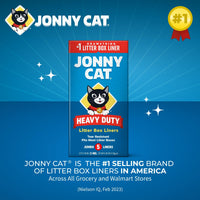 Thumbnail for Jonny Cat Litter Box Liners: Heavy Duty - Tear & Leak Resistant - Drawstring Close - Jumbo, 5 Count