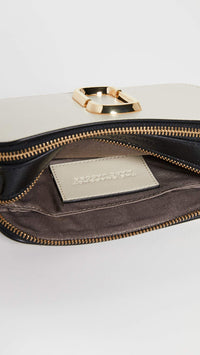 Thumbnail for Marc Jacobs Womens The Color-Block Snapshot, New Cloud White Multi, One Size