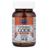 Thumbnail for Garden of Life Vitamin Code Raw Iron Supplement - 30 Vegan Capsules, 22mg Once Daily Iron, Vitamins C, B12, Folate, Fruit, Veggies & Probiotics, Iron Supplements for Women, Energy & Anemia Support