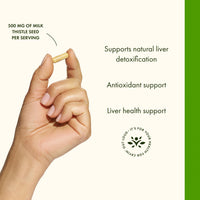 Thumbnail for Swanson Milk Thistle (Standardized) - Herbal Liver Support Supplement w/ 80% Silymarin - Natural Formula Helping to Maintain Overall Health & Wellbeing - (120 Capsules)