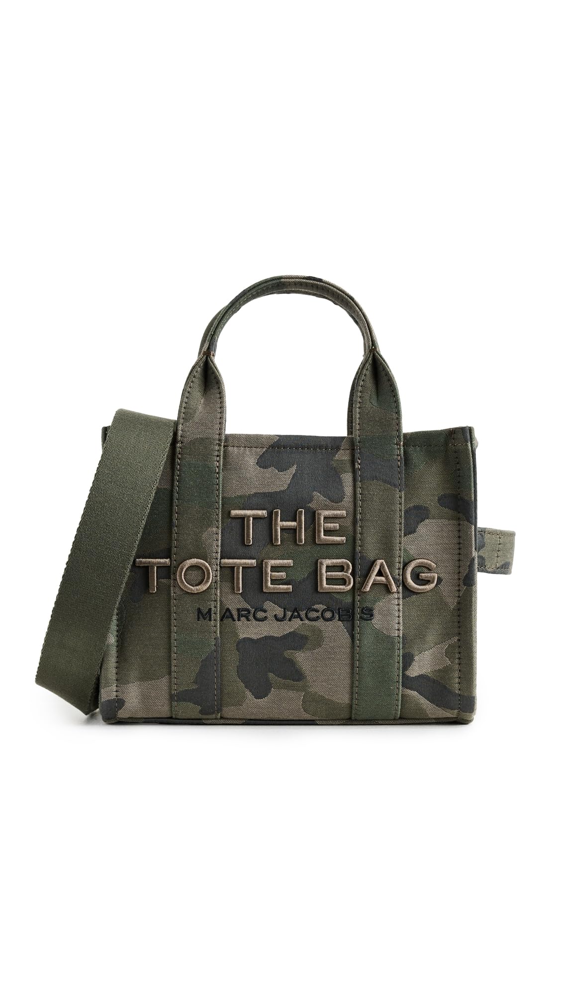 Marc Jacobs Women's The Camo Jacquard Small Tote Bag, Camo Multi, One Size