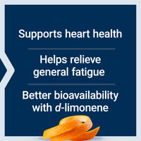 Thumbnail for Life Extension Super-Absorbable CoQ10 (Ubiquinone) with d-Limonene, Heart Health Supplement, relieves General Fatigue, oxidative Stress Defense, 50 mg, Non-GMO, Gluten-Free, 60 softgels