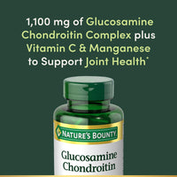 Thumbnail for Nature's Bounty Glucosamine Chondroitin Pills and Dietary Supplement, Support Joint Health, 110 Capsules