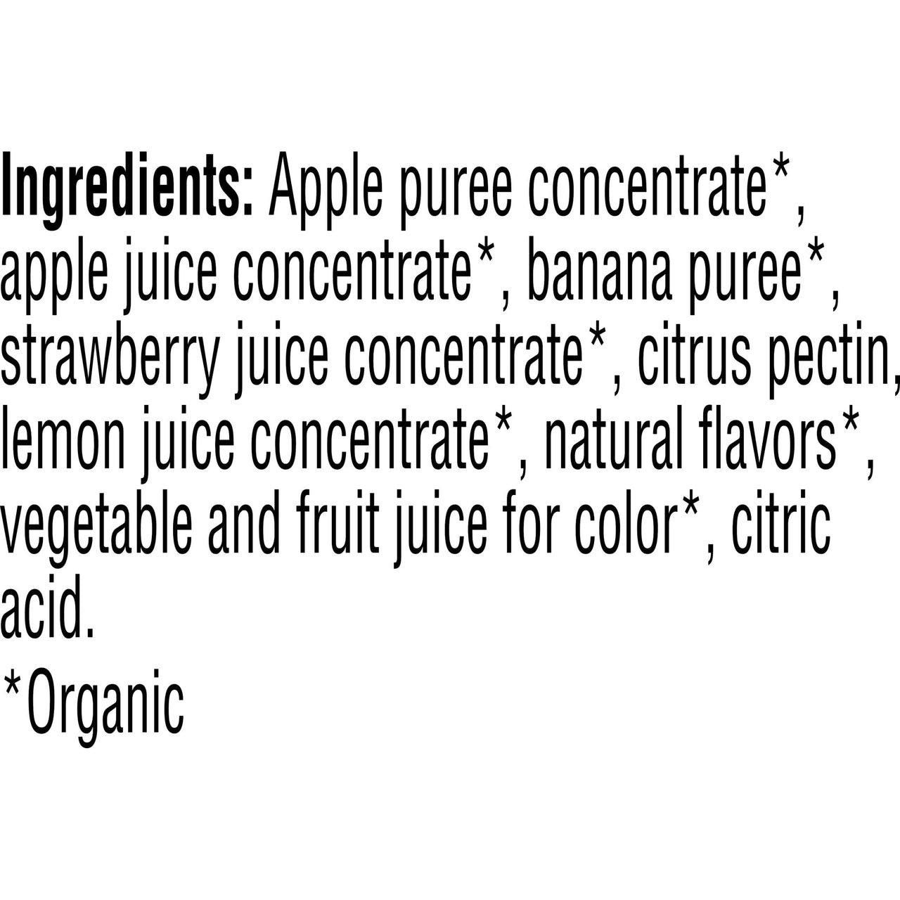 Pure Organic, Layered Fruit Bars, Strawberry Banana, Gluten Free and Vegan Fruit Snacks, 6.2oz Box (12 Count)