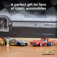 Thumbnail for LEGO Speed Champions Chevrolet Corvette C8.R Race Car and 1969 Chevrolet Corvette 76903 Building Kit; New 2021 (512 Pieces)