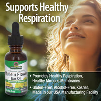 Thumbnail for Nature's Answer Alcohol-Free Mullein Flower Ear Oil