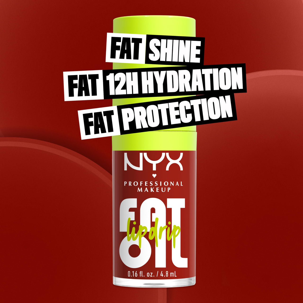 NYX PROFESSIONAL MAKEUP Fat Oil Lip Drip, Moisturizing, Shiny and Vegan Tinted Lip Gloss - Losin Cone-trol (Neutral Nude)