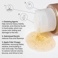Thumbnail for OUAI Detox Shampoo - Clarifying Shampoo for Build Up, Dirt, Oil, Product and Hard Water - Apple Cider Vinegar & Keratin for Clean, Refreshed Hair - Sulfate-Free Hair Care (10 oz)