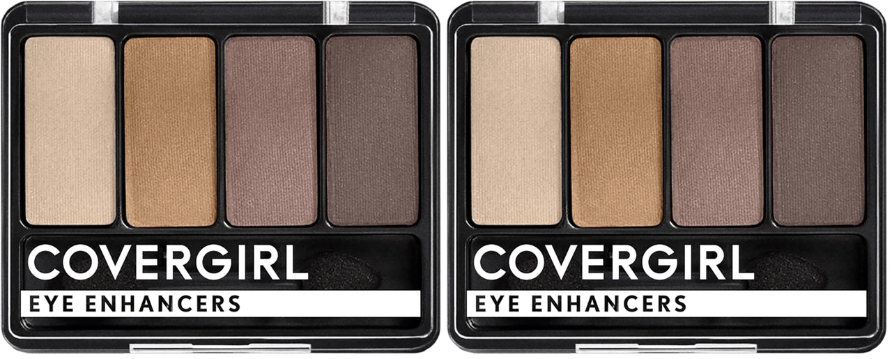 COVERGIRL Eye Enhancers Eyeshadow Kit, Al Fresco, 4 Colors (Pack of 2)