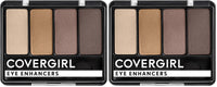 Thumbnail for COVERGIRL Eye Enhancers Eyeshadow Kit, Al Fresco, 4 Colors (Pack of 2)