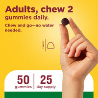 Thumbnail for Nature Made Cranberry with Vitamin C Gummies for Adults, Urinary Tract Health for Women and Men, Cranberry Supplement, 50 Gummies, 25 Day Supply