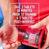 Thumbnail for BSN NITRIX 2.0, Workout Supplement, Nitric Oxide Precursors, 3g Creatine, 3g L Citrulline, L-Citrulline, Supports Workout Performance, Pumps, Muscle Recovery and Endurance, 90 Tablets, 30 Servings