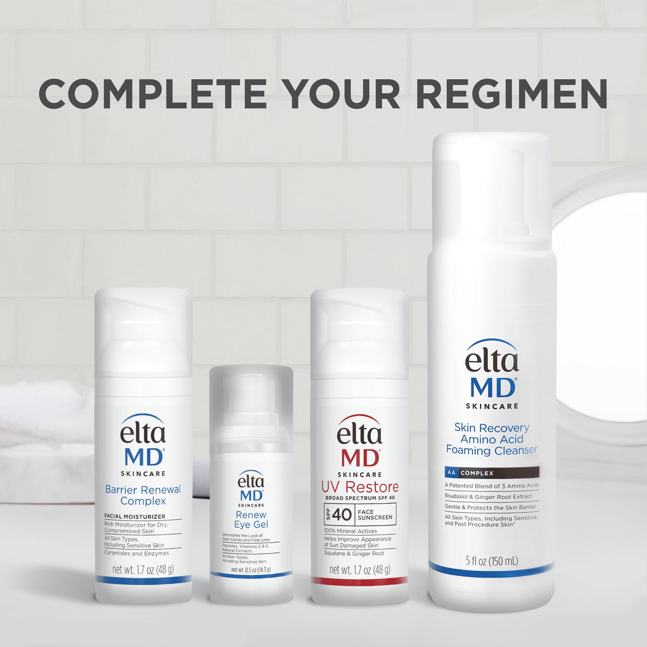 EltaMD Barrier Renewal Complex Face Moisturizer for Dry Skin, Sensitive Skin Moisturizer for Face, 1.7 oz Pump