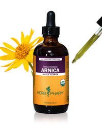 Thumbnail for Herb Pharm Certified Organic Arnica Liquid Extract for Minor Pain Support - 4 Ounce