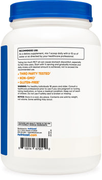 Thumbnail for Nutricost Premium MCT Oil Powder - Best for Keto, Ketosis, and Ketogenic Diets - Non-GMO and Gluten Free… (2 LB (Unflavored))