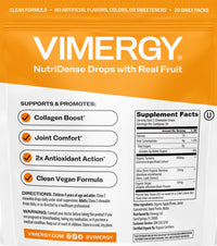 Thumbnail for Vimergy NutriDense Fruitylicious Turmeric + Ginger Chewables (300mg Turmeric Extract, 22mg Silica, 10mg Ginger per Serving) Vegan, No Artificial Sweeteners, Mobility Support, 30 Servings (60 Count)