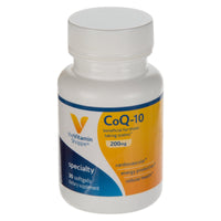 Thumbnail for The Vitamin Shoppe CoQ10 200mg Beneficial for Those Taking Statins – Supports Heart Cellular Health and Healthy Energy Production, Essential Antioxidant – Once Daily (30 Softgels)