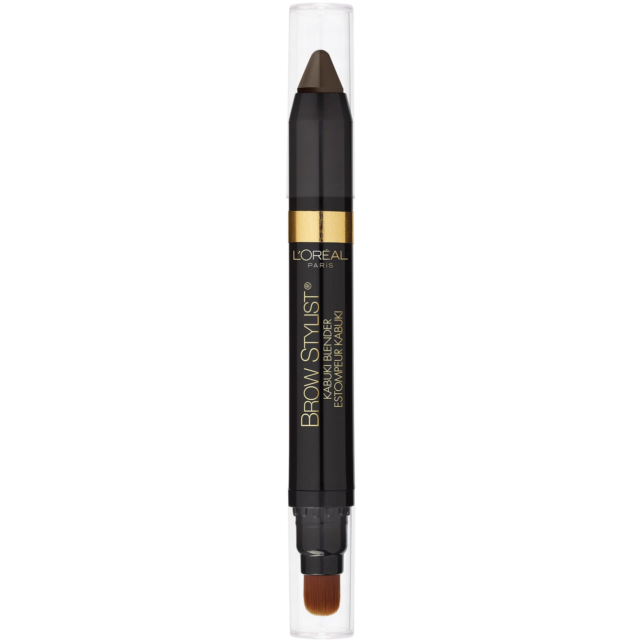 L'Oreal Paris Brow Stylist Kabuki Blender Brow Crayon, Brunette, 0.05 oz.