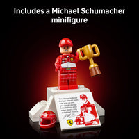 Thumbnail for LEGO Icons Ferrari F2004 & Michael Schumacher Building Set for Adults, Ages 18+ - Ferrari F1 Bedroom, Home Office, Desk Decor - Gift Ideas for Men, Women & Fans - 11375