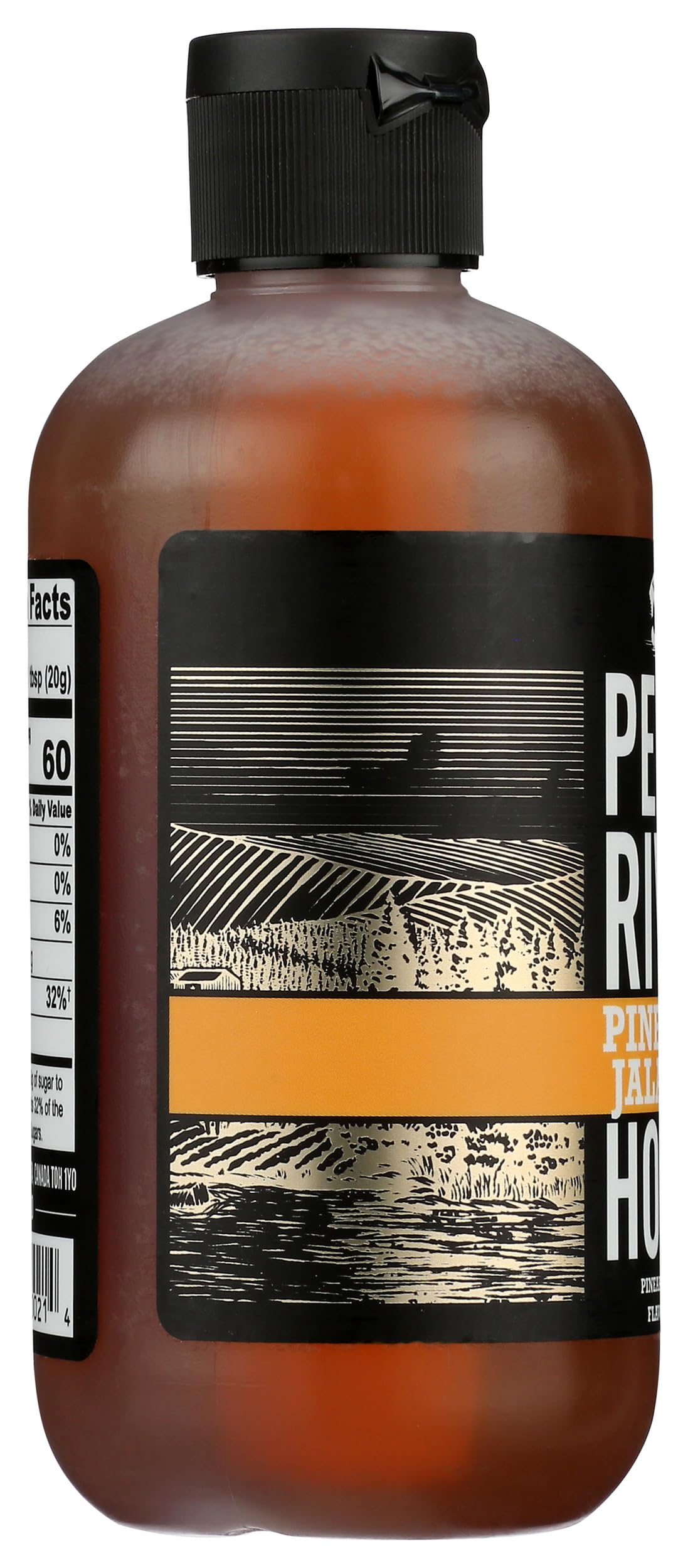 Peace River Pineapple Jalapeño Honey, Pineapple Jalapeño Flavored Honey, Kosher, Gluten Free, 12 Ounce (Pack of 6)