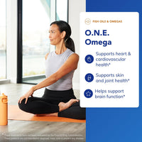 Thumbnail for Pure Encapsulations O.N.E. Omega - Fish Oil Supplement for Heart Health, Joints, Skin, Eyes, and Cognition* - Fish Oil Concentrate with EPA and DHA - 60 Softgel Capsules