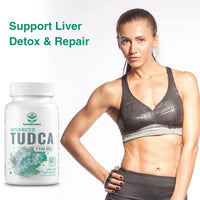 Thumbnail for TUDCA Liver Supplements 1100mg, Ultra Strength Bile Salt TUDCA Supplement, Liver Support for Liver Cleanse Detox and Repair, 60 Capsules