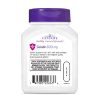 Thumbnail for 21st Century Gelatin 600mg, 100 Capsules