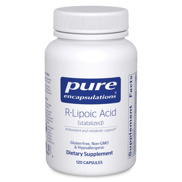 Pure Encapsulations R-Lipoic Acid (Stabilized) | Hypoallergenic Supplement with Enhanced Antioxidant Protection and Metabolic Support* | 120 Capsules