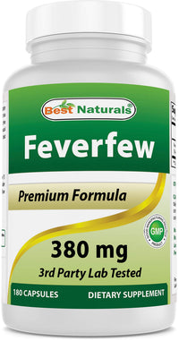 Thumbnail for Best Naturals Feverfew 380 mg 180 Capsules