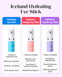 Thumbnail for THESAEM Iceland Hydrating Peptide Eye Stick 0.24oz - Elasticity, Cooling, Moisturizing Eye Balm for Loose Skin – Under Eye Treatment - Balm to Smooth Skin Texture - Daisy Flower Scent