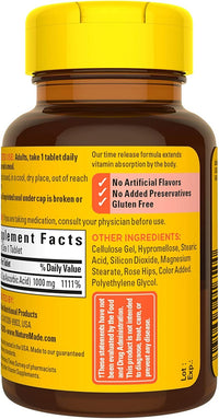 Thumbnail for Nature Made Vitamin C 1000 mg Timed Release Tablets 60 ea (Pack of 2)